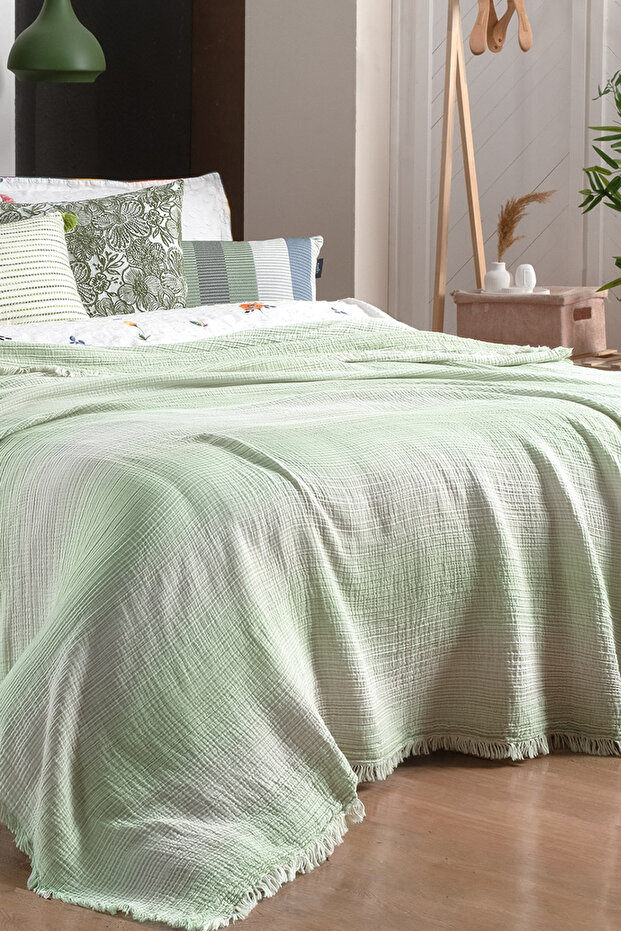 Nelson Tek Kişilik %100 Pamuk Yatak Örtüsü - 2