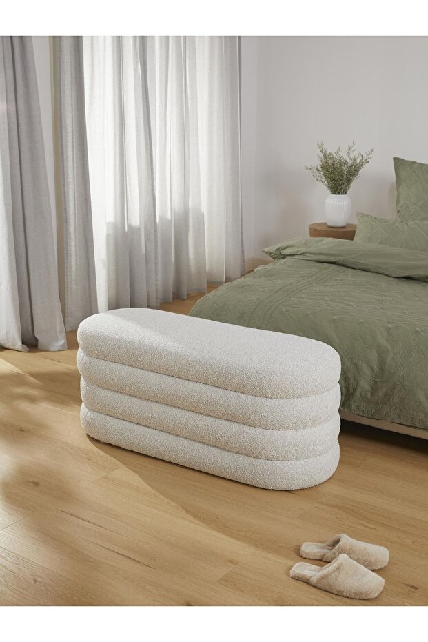 Relax Teddy Bench, Beyaz - 5