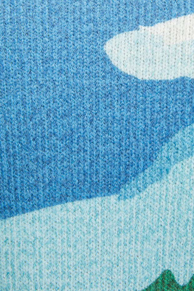 Strickpullover - Gemustert - 7