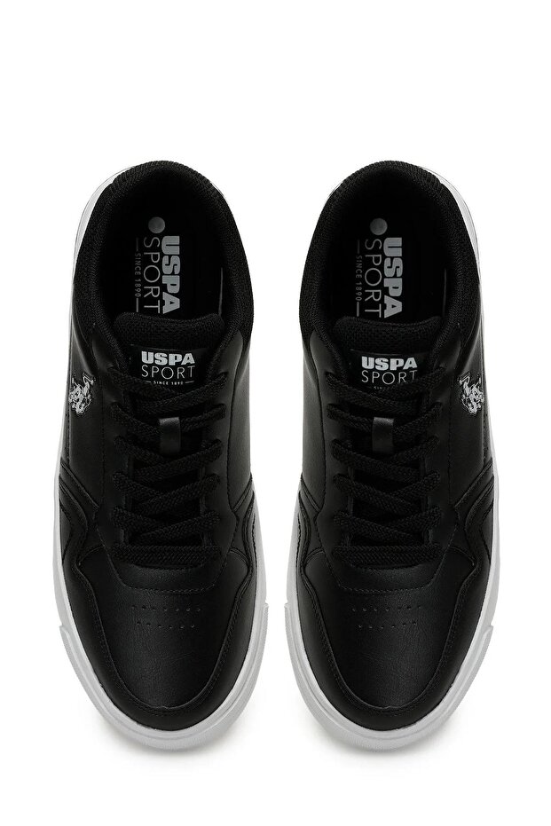 Sampo Anatomik Hafif Taban Bağcıklı Spor Ayakkabı Siyah Beyaz - 3