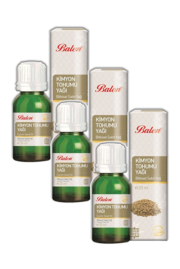 Cold Pressed Cumin Seed Oil 20 ml (3 Packs)