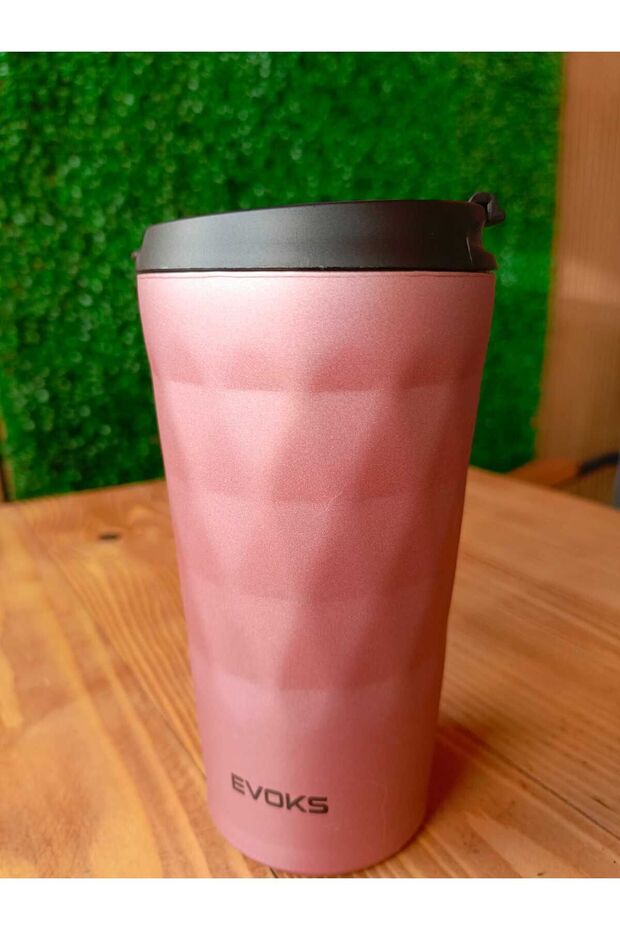 Evoks 350 Ml Çelik Termos Pembe - 1