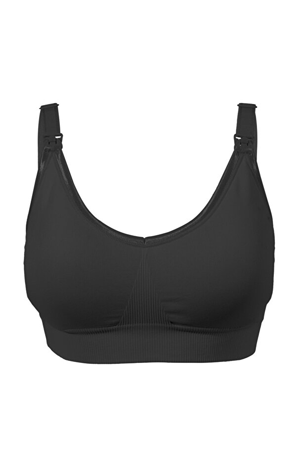 - Original Full Cup Maternity & Nursing Bra - Black - Medium