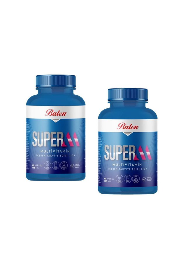 Super-M Multivitamin Capsule 585 Mg 60 Capsules X 2 Pieces