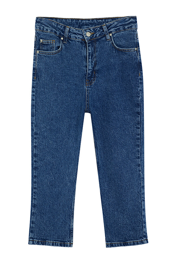 Mavi Yüksek Bel Kapri Jeans TWOAW25JE00010 - 6