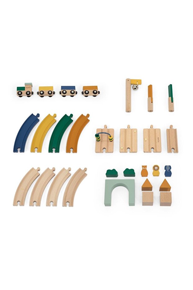 Ahşap Demiryolu Seti - 2