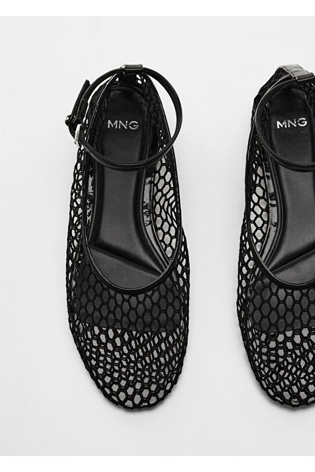 Síťované baleríny s náramkem - 5