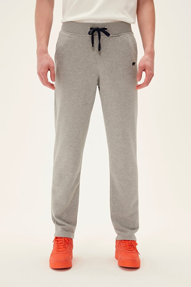 SOLID PANT GRAYMELANGE - 1