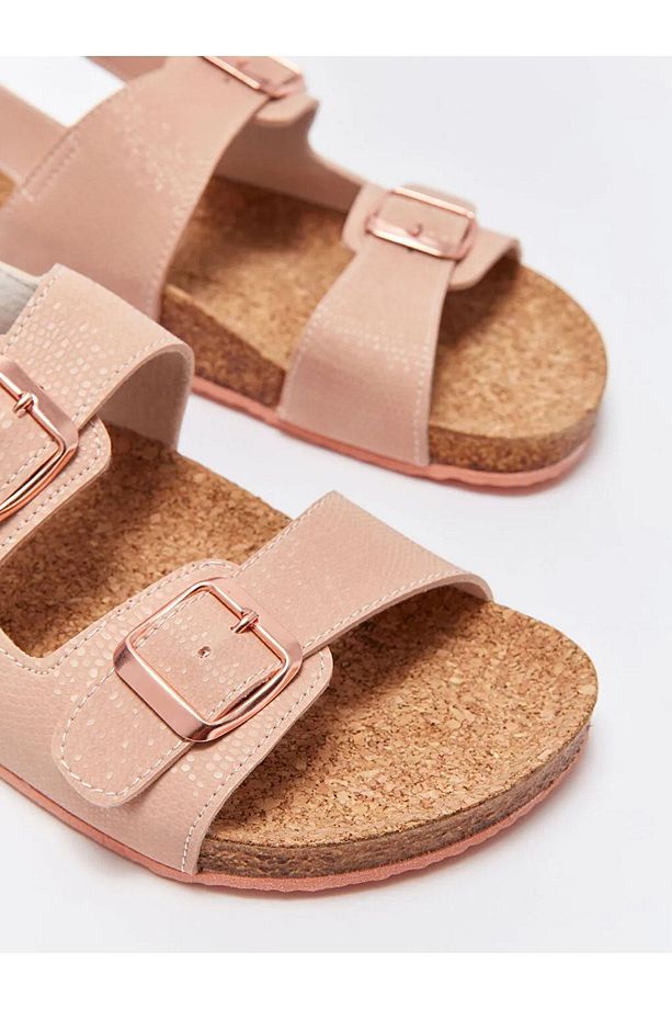 LCW STEPS Cırt Cırtlı Kız Çocuk Sandalet - 3