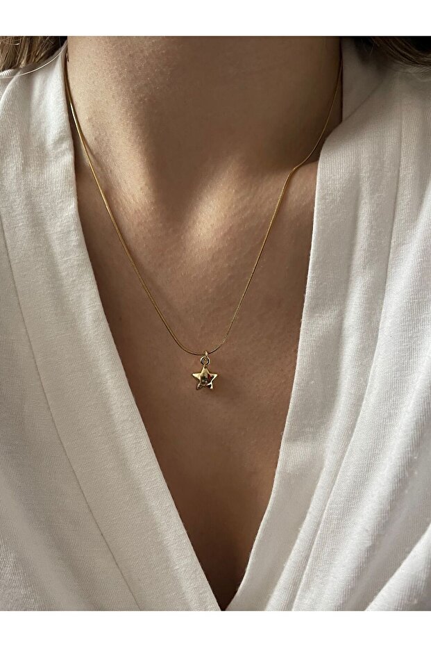 Bombeli Çelik Kolye - 3