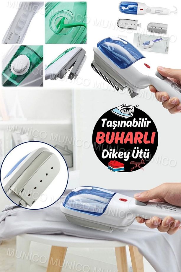 Mini Dikey Buharlı Ütü Makinesi - Güçlü Buhar Performansıyla Kusursuz Sonuçlar Ev ve Ofis İçin - 5