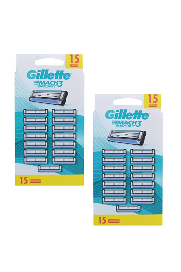 MACH3 Start Spare Bicak - 15 Pieces * Pack of 2