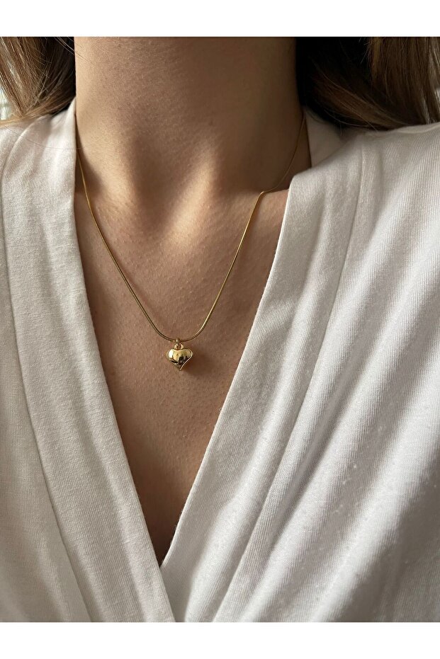 Bombeli Çelik Kolye - 3