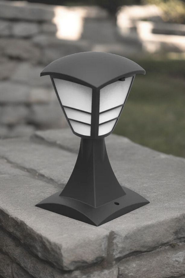 32 CM, E27 Duylu Dekoratif Set Üstü Armatür, Bahçe, Balkon, Teras, Duvar Üstü Aplik, Bahçe Apliği - 5