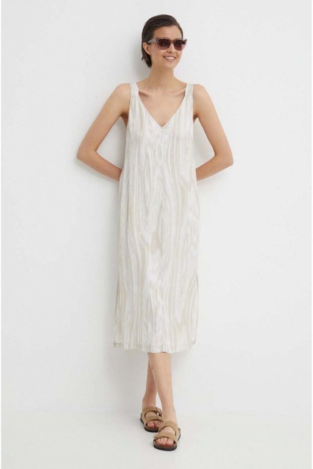 Women's Logo Comfortable Casual Gray Dress K20K206685-0IP