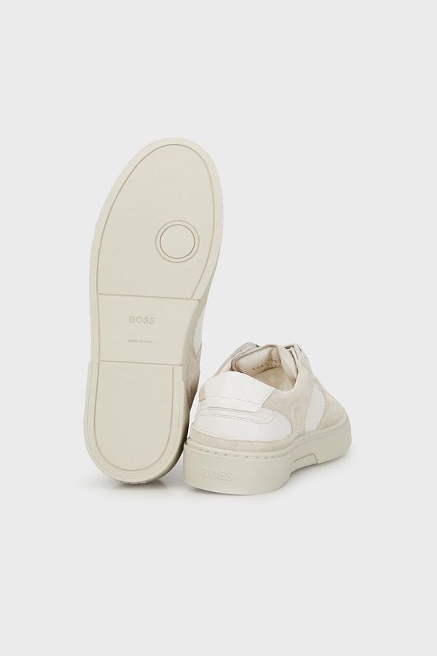 Logolu Hakiki Deri Süet Sneaker Ayakkabı Erkek AYAKKABI 50517057 110 - 4