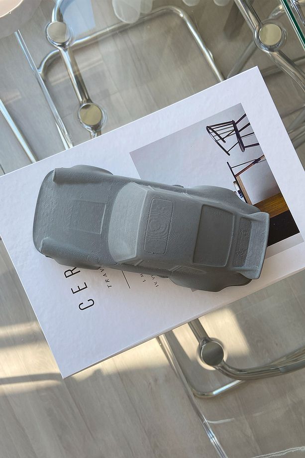 Porsche 911 Model Araba Biblo Gri - 4