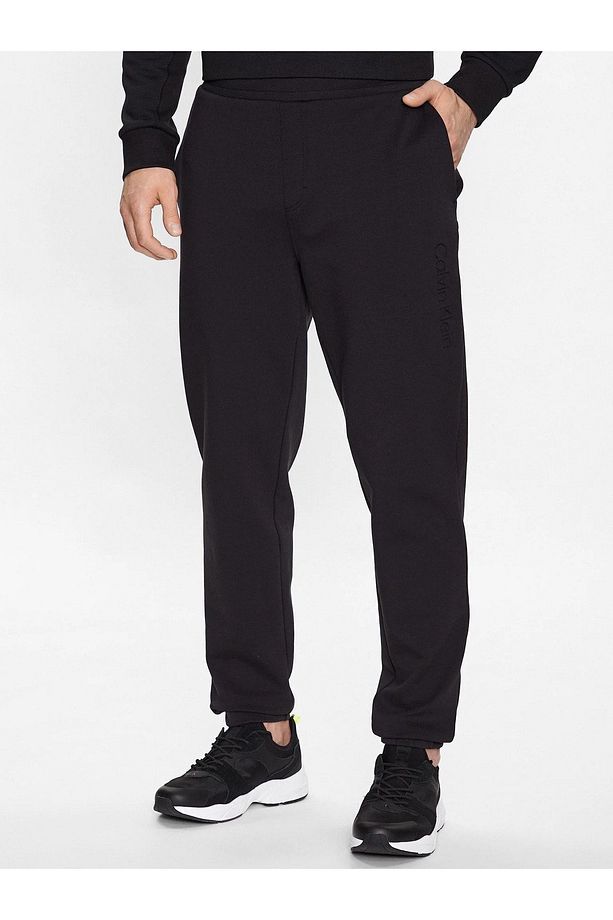 Erkek Pamuklu Regular Fit Paçası Lastikli Siyah Pantolon K10K111566-BEH - 1
