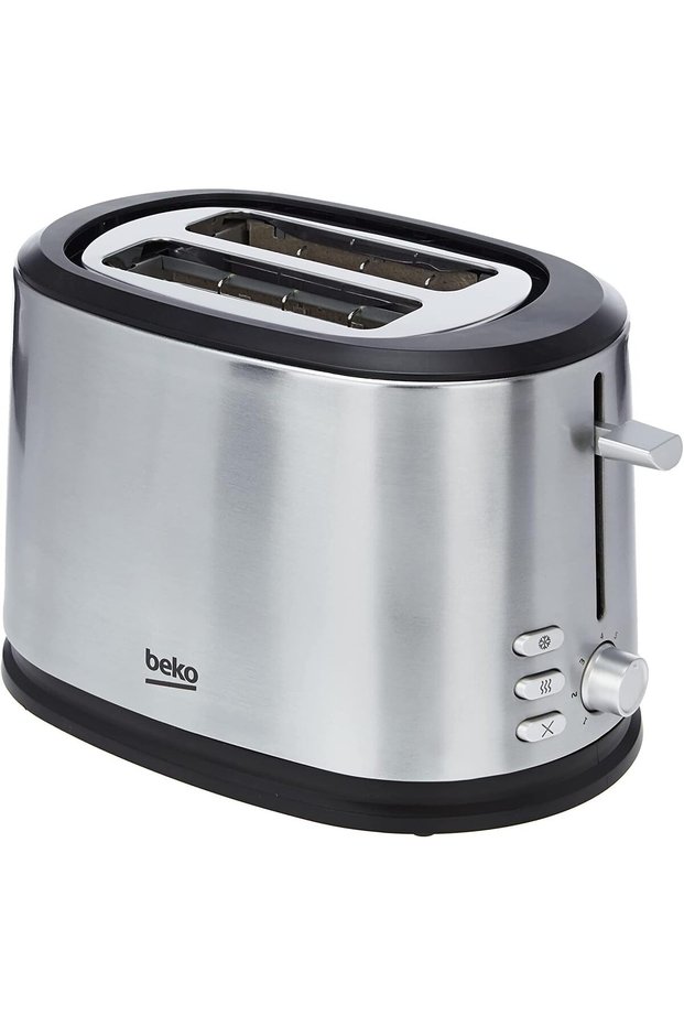 Electric Toaster 2 wide slots, Detachable crumb tray, Modes: Defrost, Reheat, Cancel - TAM6201i