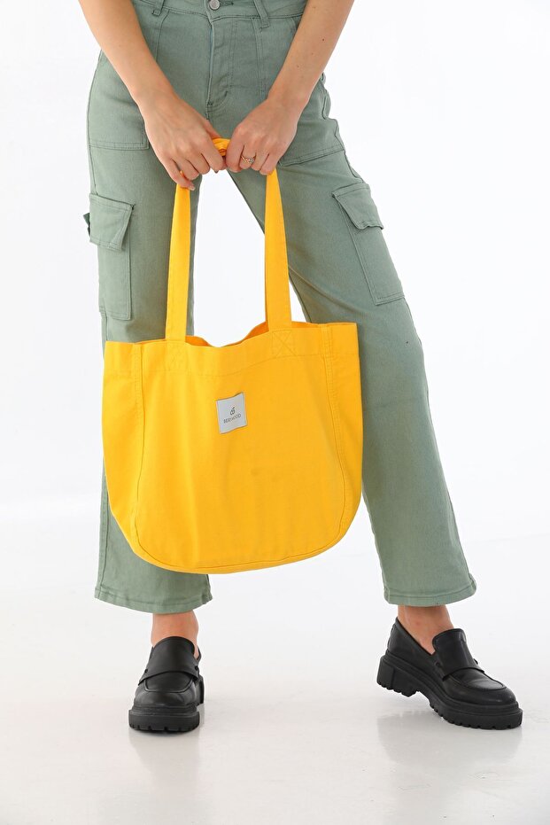 Kumaş - Sarı Çanta - 6