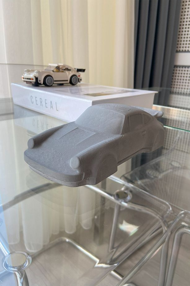 Porsche 911 Model Araba Biblo Gri - 1