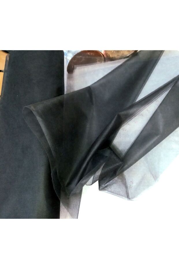 Black Crystal Tulle, Bundle Decoration Tulle Engagement Tulle, Tray Suitcase Decoration Tulle, Length 1 Mt Width 3 Mt