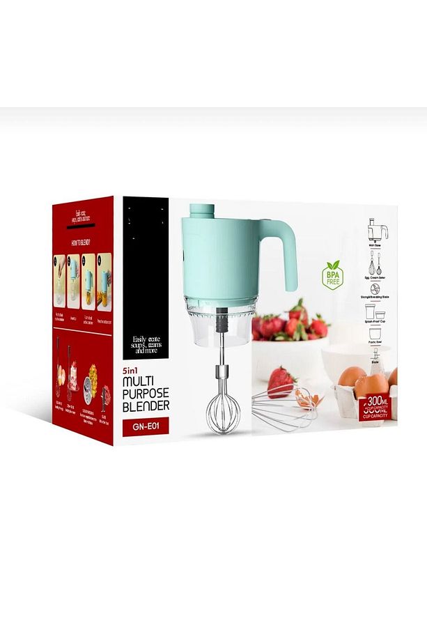 5 in 1 Çok Amaçlı Blender Seti Mutfak Blender Set Multi Blender - 6
