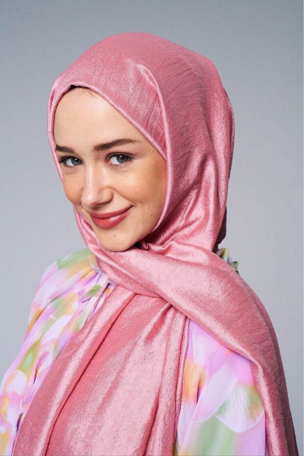 شال من سلسلة الأورجانزا الماسية - أنيق ومريح - 2