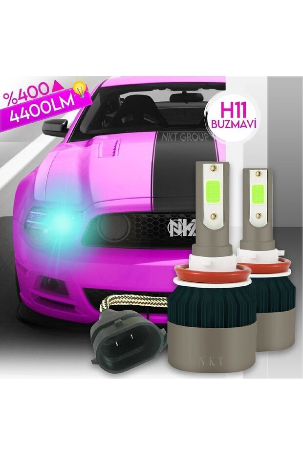 Dacıa Logan 2005-2010 H11 Nkt Led Xenon Sis Farı - 2