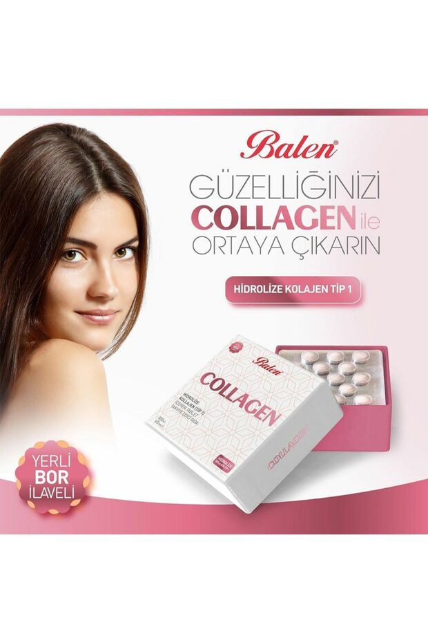 Collagen Kollajen Hidrolize Tip 1 800 Mg 60 Tablet X 3 Adet - 3