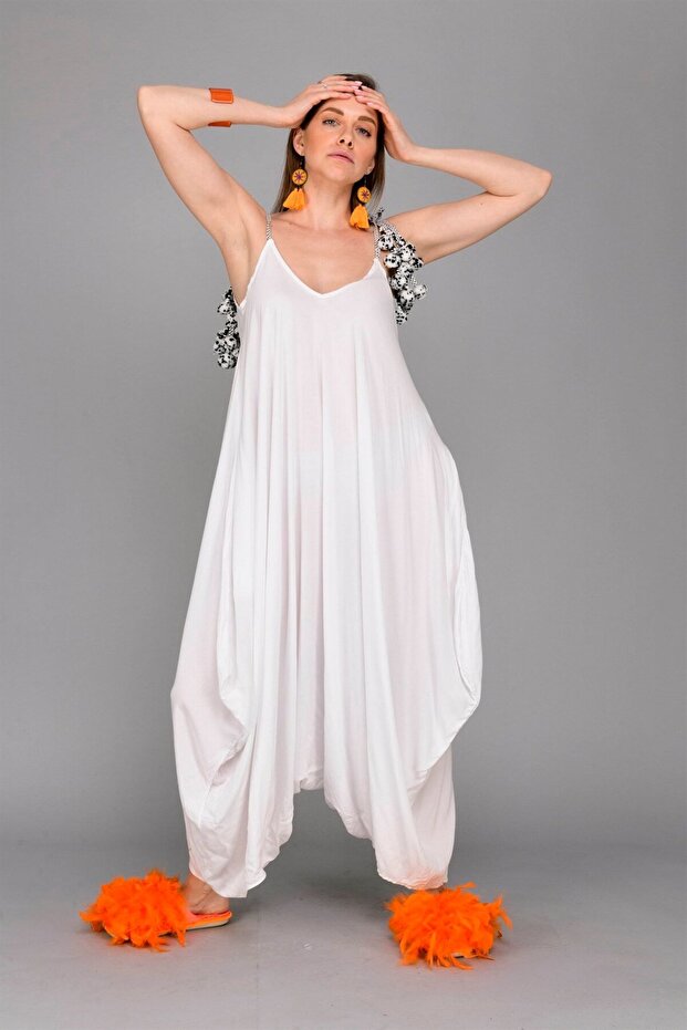 As34 Püsküllü Boho Tulum - 1