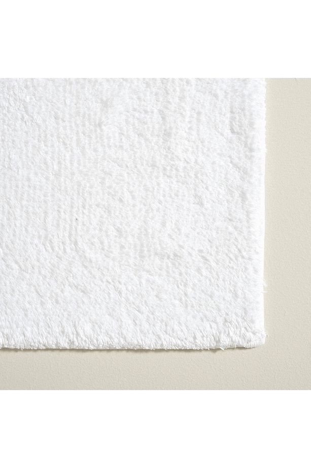 Bamboo Solid Banyo Paspası 60x100 Cm Beyaz - 6