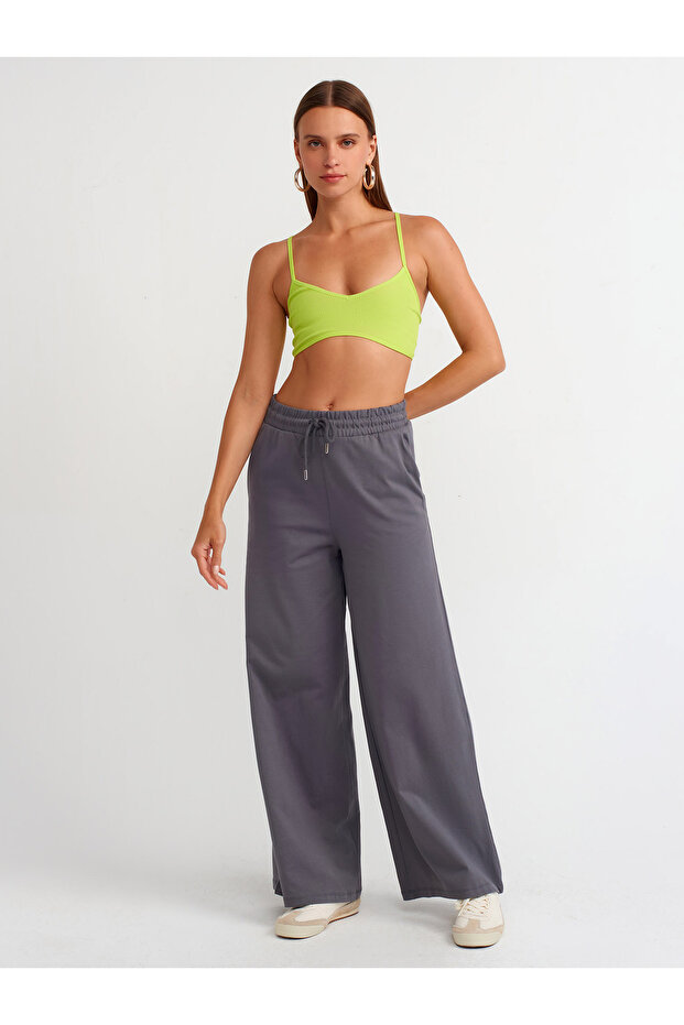 3714 V Yaka Ip Askılı Bra-lime - 3