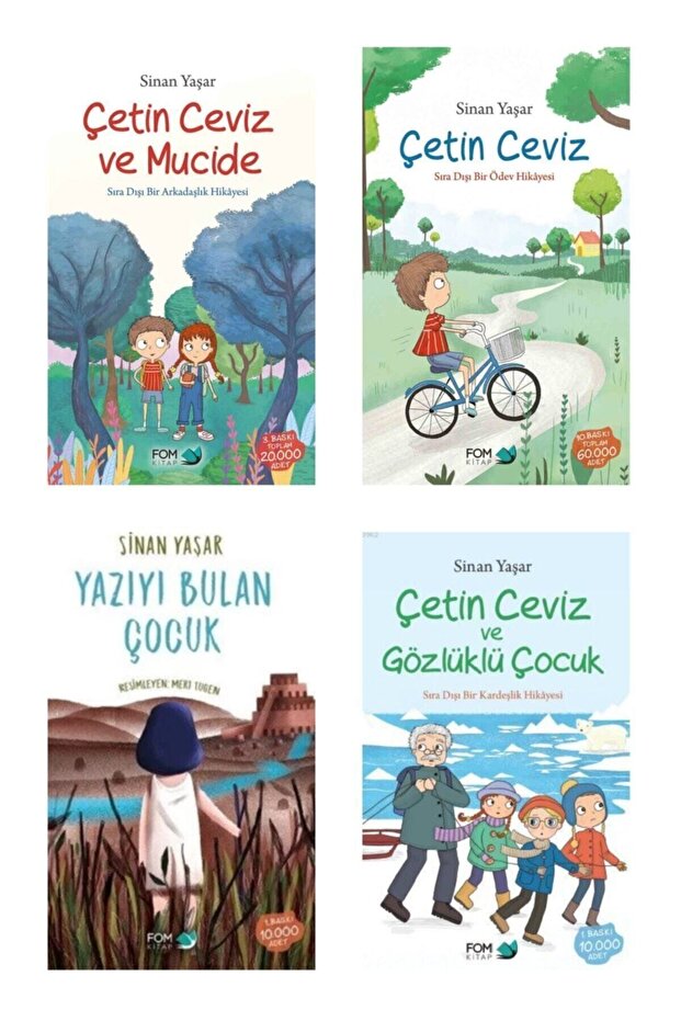Çetin Ceviz Serisi 3 Kitap + Yazıyı Bulan Çocuk