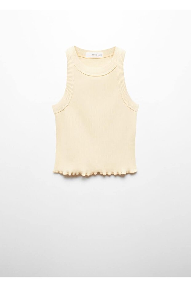 Askılı fitilli tişört - 1