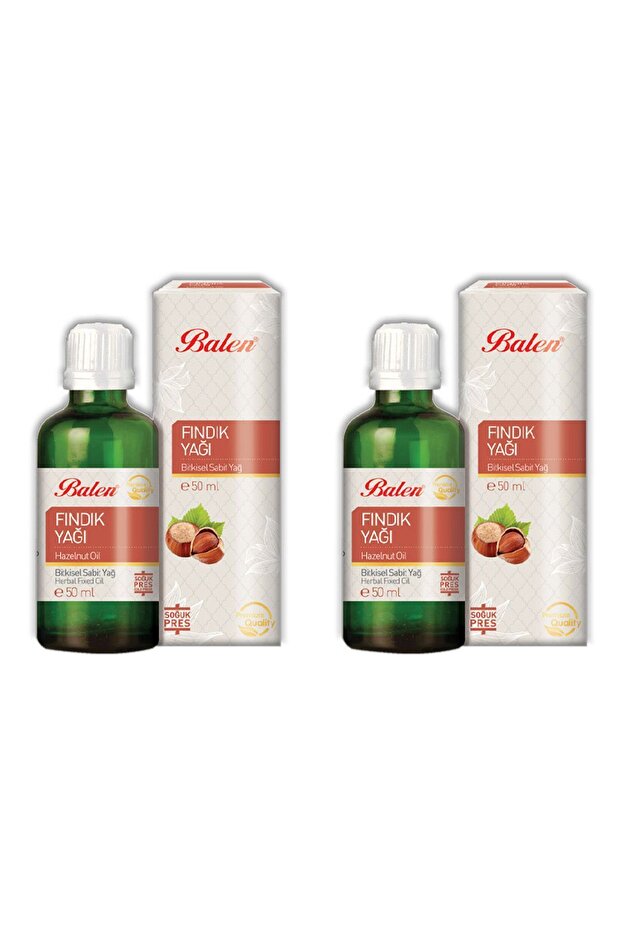 Cold Press Hazelnut Oil - 50 ml, 2 Pieces