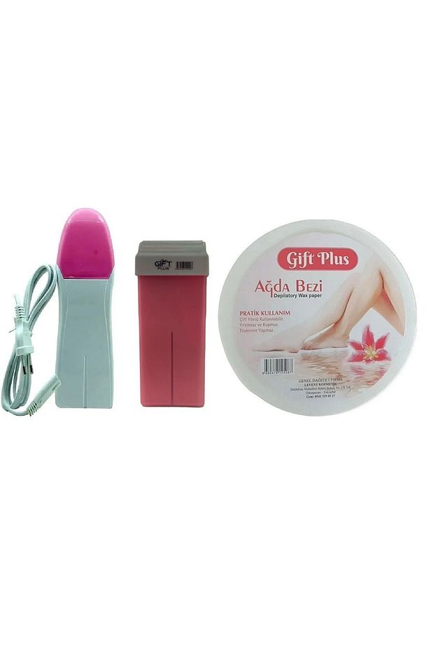 80 Mt Ağda Bezi Tekli Kartuş Ağda Makinesi 1 Pudralı Adet Kartuş Roll-on Ağda - 1