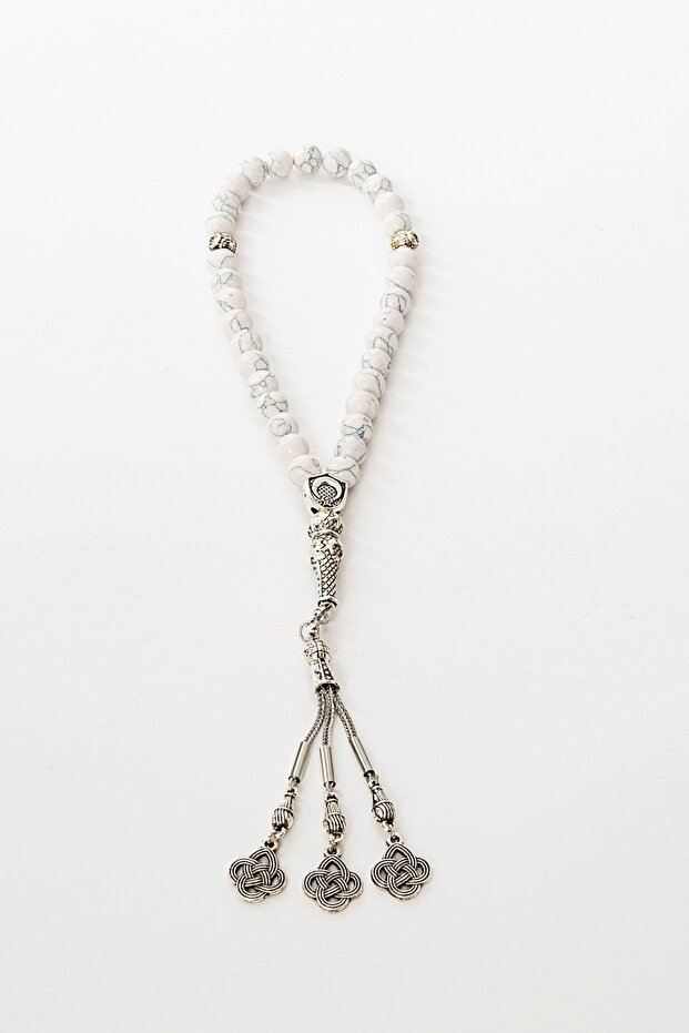 Havlit Natural Stone Prayer Beads 33 Pieces