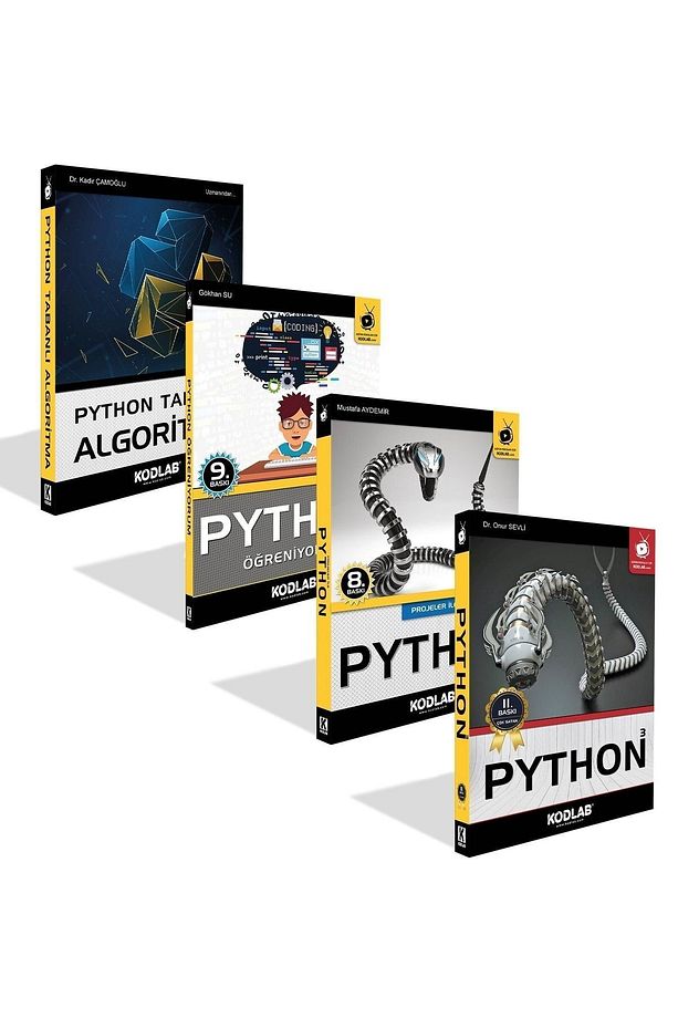 Python Öğreniyorum Seti - 4 Kitap Takım - 1