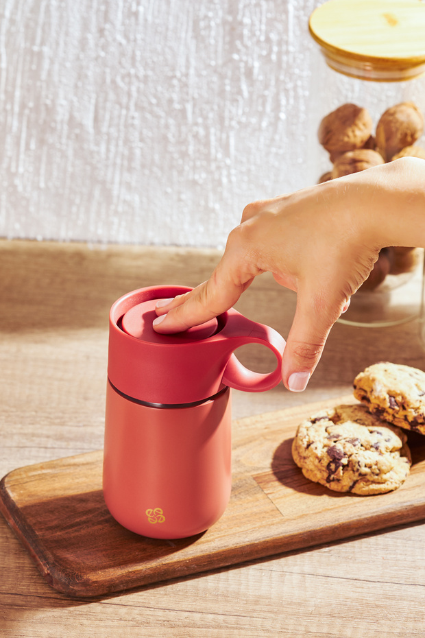 Smart Pembe El Termosu 300 ml - 4