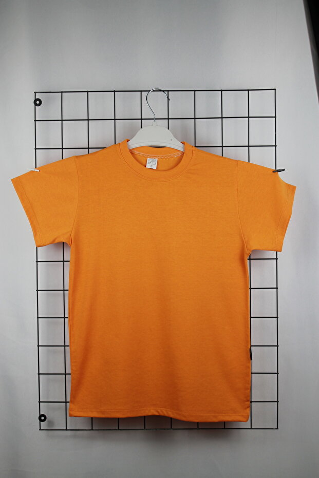 Crew Neck Basic T-shirt - 1