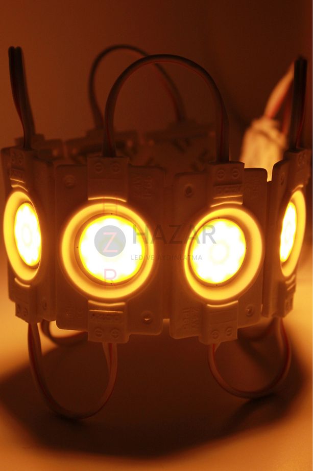 12 Volt 2.4 Watt Tekli Su Geçirmez Modül Led Gün Işığı (10 ADET) - 4