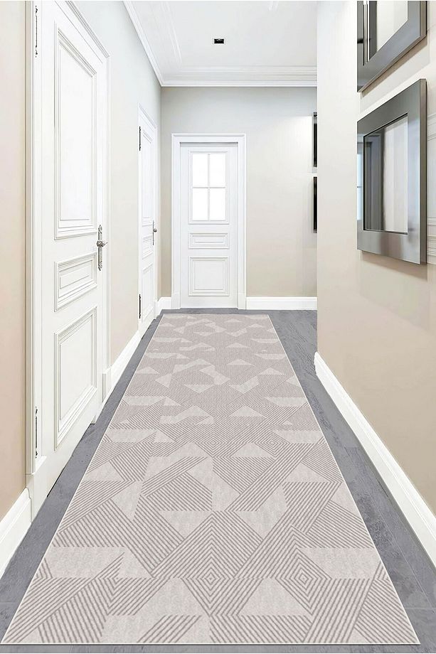 Modern Dijital Baskı Dört Mevsim Yıkanabilir Kaymaz Taban Salon Halısı Mutfak Halısı Yolluk YVH - 1