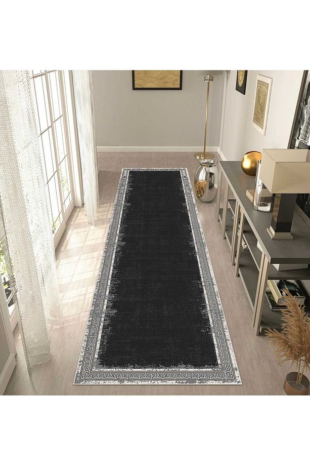 Modern Dijital Baskı Dört Mevsim Yıkanabilir Kaymaz Taban Salon Halısı Mutfak Halısı Yolluk VVC - 2