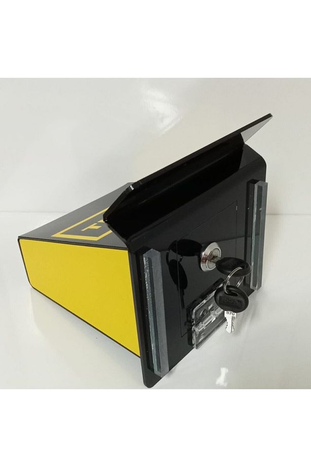 Sarı-siyah Tip Box Bahşiş Kutusu - 3