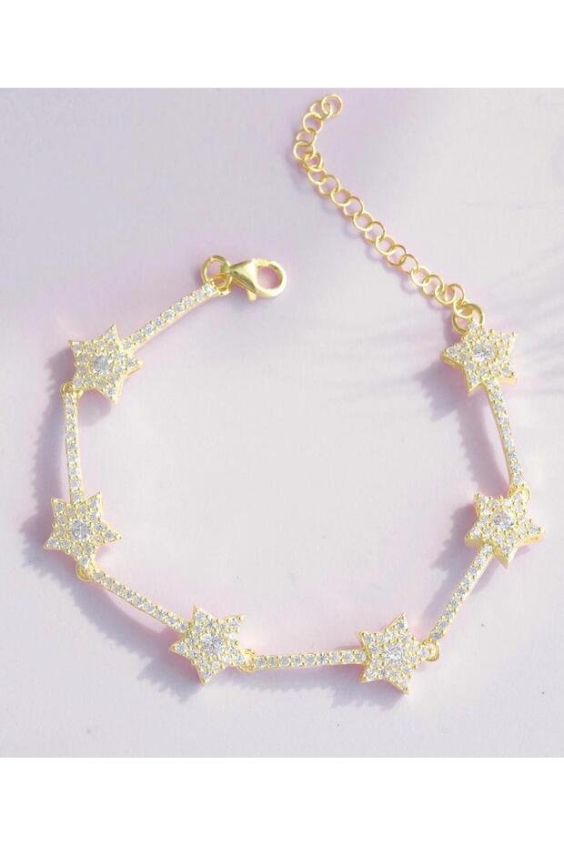 Steel Star in the Sky Bracelet Gold