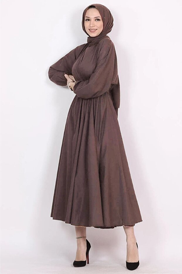 Rochie de sezon cu hijab - 3