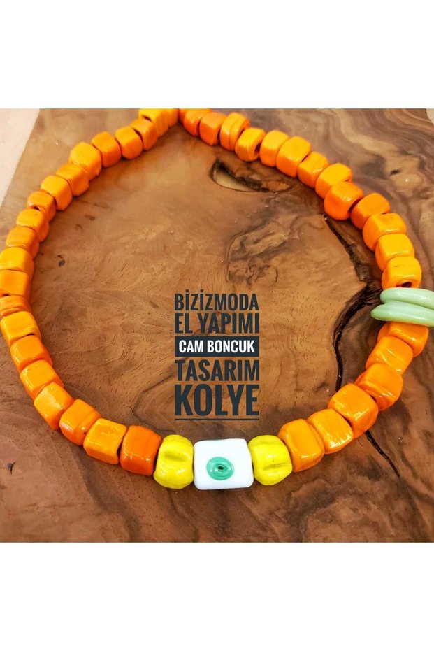 Bodrum Glass Bead Serenay Glass Necklace Evil Eye Bead Necklace