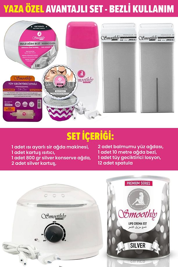 AVANTAJ SİR AĞDA SETİ YAZA ÖZEL AĞDA SETİ TÜM VÜCUT YÜZ AĞDASI - 1