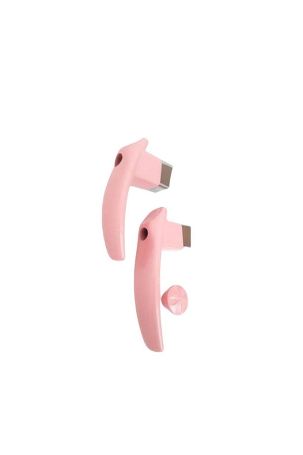 Toz Pembe Çaydanlık Sapı Çaydanlık Kulpu Seti Demlik Kulp Seti Kulp Ve Kapak Tutacak - 1